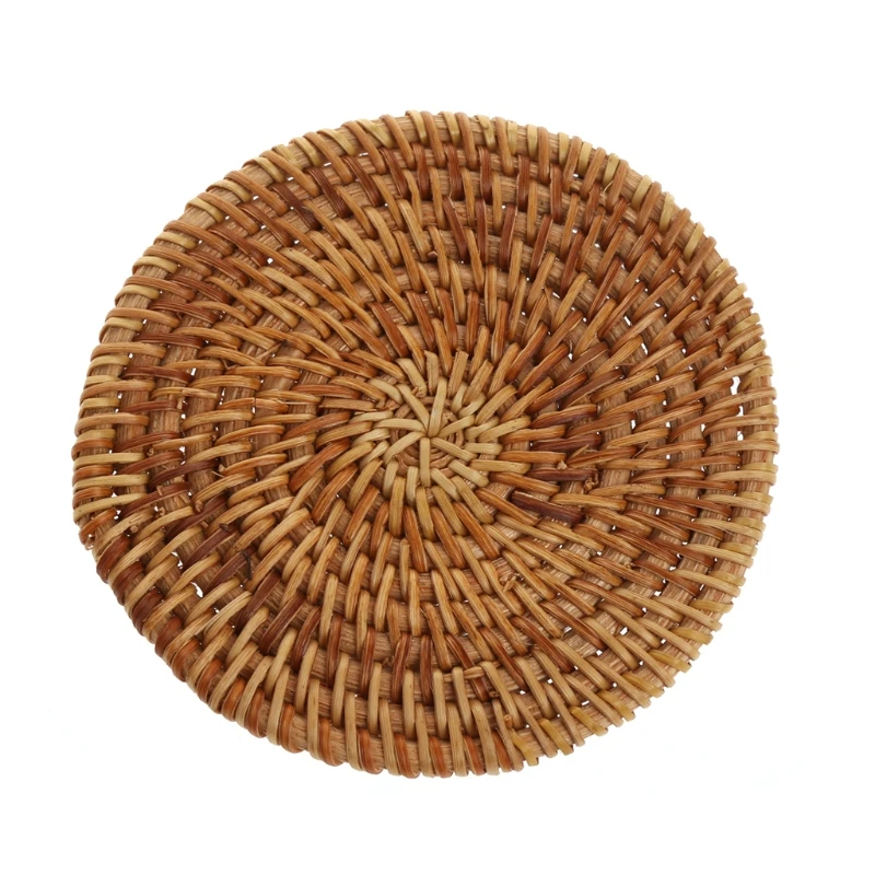 8/10/13cm Table Mat Handmade Rattan Heat Resistant Placemat Coasters Tea Coffee Drinks Pot Pad Kitchen Accessories 8/10/13cm Table Mat Handmade Rattan Heat Resistant Placemat Coasters Tea Coffee Drinks Pot Pad Kitchen Accessories