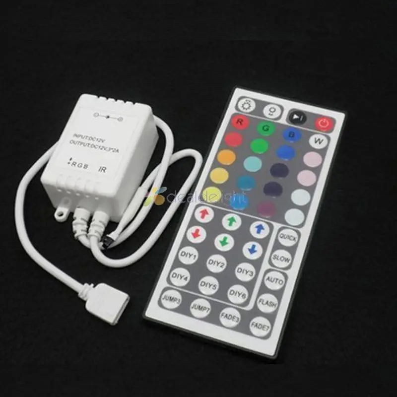 44 клавишный пульт RGB дистанционного управления ИК диммер DC12V 6A для 3528 5050