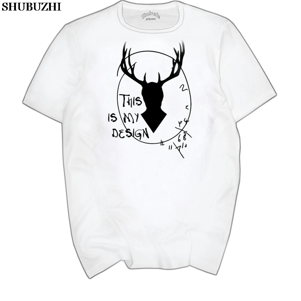 

Latest Short Sleeve Cotton Hannibal - This is my des Casual T Shirt Men Vintage T Shirt euro size