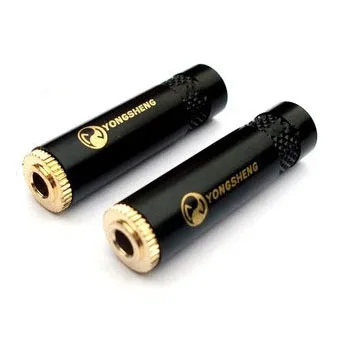 

10pcs/Lot Made by Neutrik China factory 3-pole 1/8" (3.5mm) cable jack with a black metal handle and gold-plated contacts