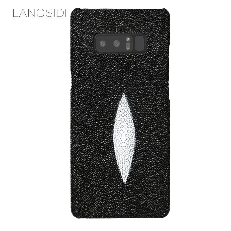 

wangcangli brand mobile phone case pearl fish half a pack of mobile phone case For Samsung Note 8 phone case custom processing