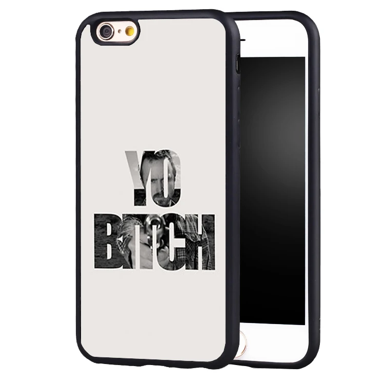 breaking bad bitch Soft Silicone Full Protective case Cover For iPhone X 8 7 7Plus 6 6S Plus 5