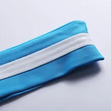 Модная женская головная повязка однотонная эластичная впитывающая пот дышащая стрейч-головной убор для спорта на открытом воздухе лента для йоги ED-shippin