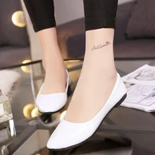 Hot Sale 2016 Spring Summer Flat Shoes Large Size Flat Heels Candy-colored Patent Shoes Shallow Mouth A Pedal Lazy Women Shoes