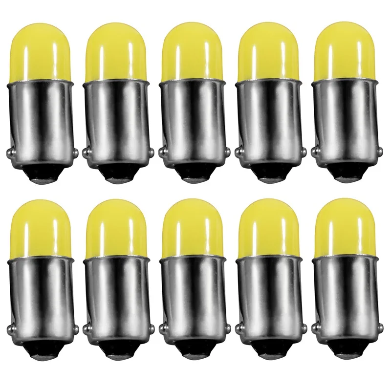 10 шт. T11 363 BA9S удара круглая 3D Led T4W 1 SMD номерного знака автомобиля светильник