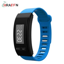 Hraefn старший подарки Smart Band wowfit шагомер время даты калорий Фитнес-трекер Браслет спортивные часы Шагомер, Счетчик