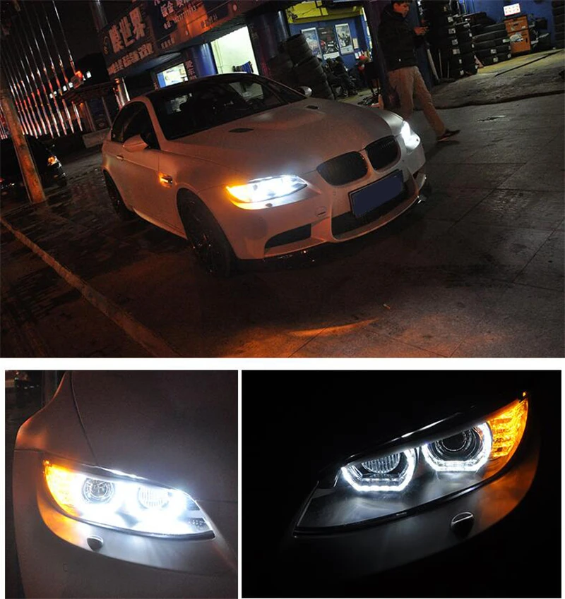 Фара в сборе для BMW M3 ксеноновые лампы 2008 2009 2010 2011 2012 2013 для E92/E93 330 335 led drl bi-ксеноновая линзы проектор