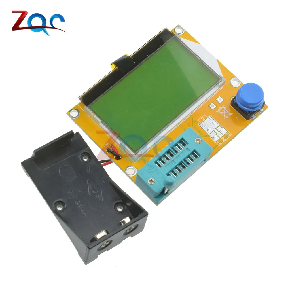 LCR-T4 Mega328 M328 Transistor Tester Resistance Meter Diode Triode Capacitance Tester Multimeter Mos Pnp Npn Lcr Esr Meter