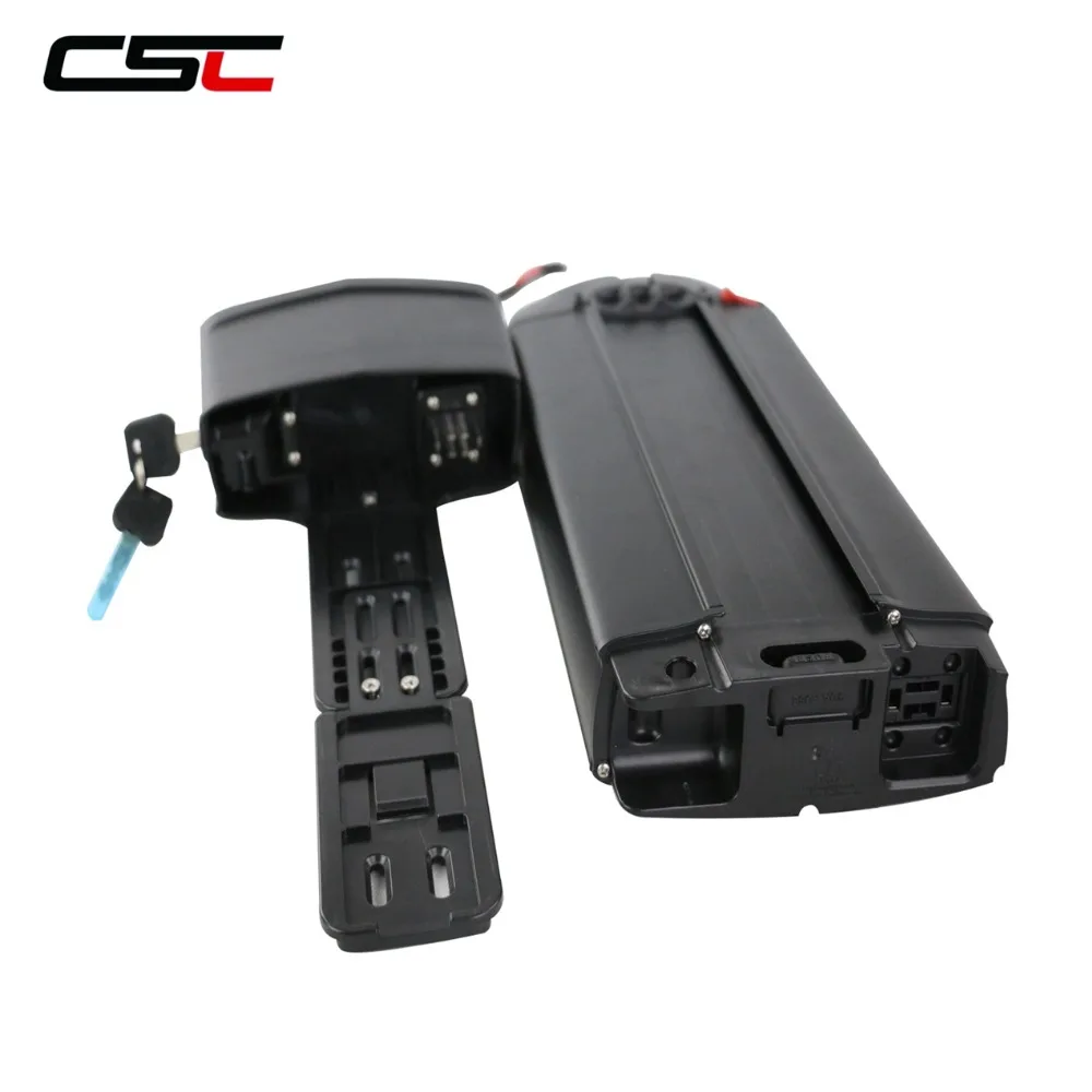 Sale 36V 48V Electric Bicycle Rear Rack Battery 10ah 13h 17.5Ah eBike Lithium-ion Battery Double Layer Luggage Rack 4