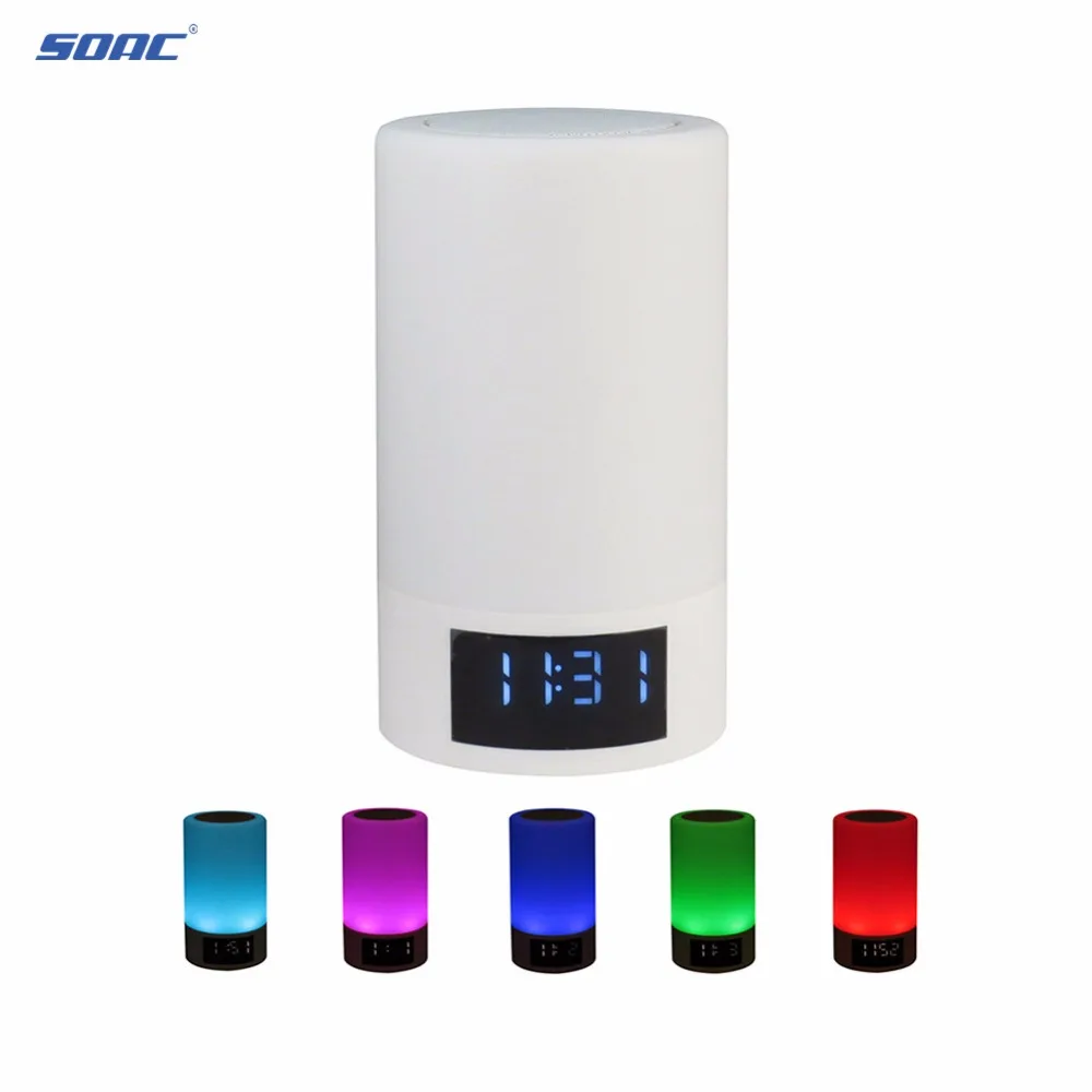 Soac m6 лучшие bluetooth колонки с 6 цвета светодиодные подходит для пикников и кемпинга