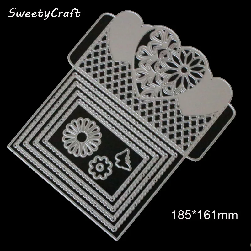 Heart Flower Net Dies 1
