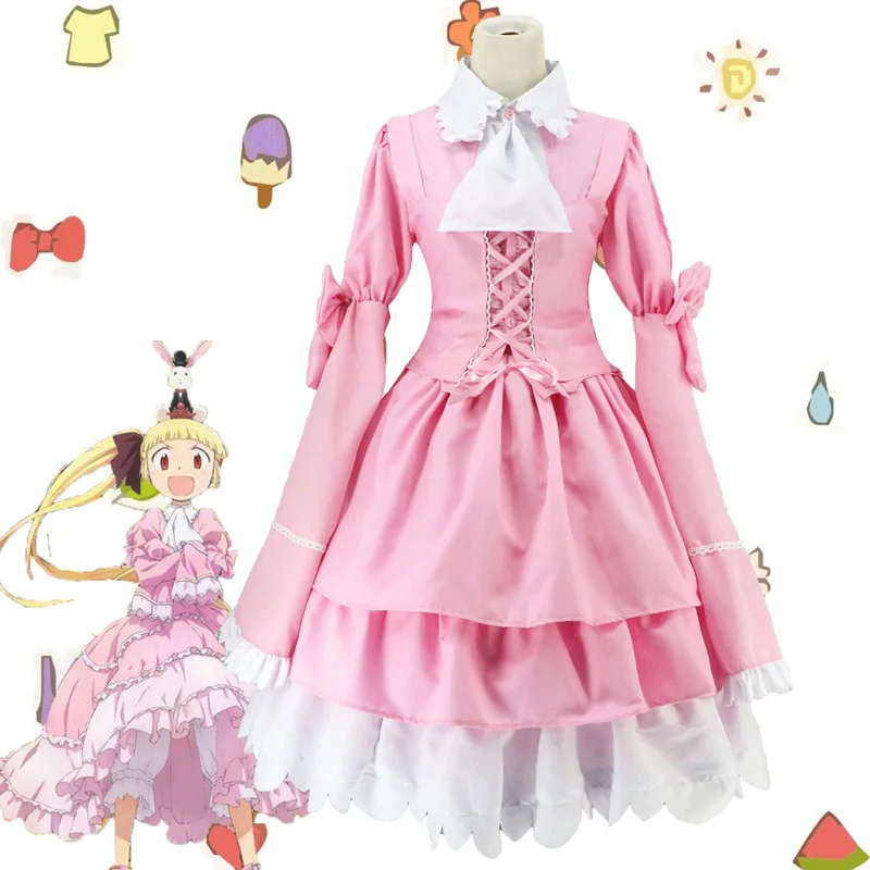 [Акции] аниме Alice& Zouroku Розовый Лолита платье полный набор S-XXXL Косплэй костюм полный комплект для Для женщин хэллоуин