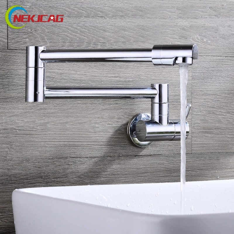 Aliexpress.com : Buy Single Lever Rotate Folding Spout Bathroom Kitchen ...