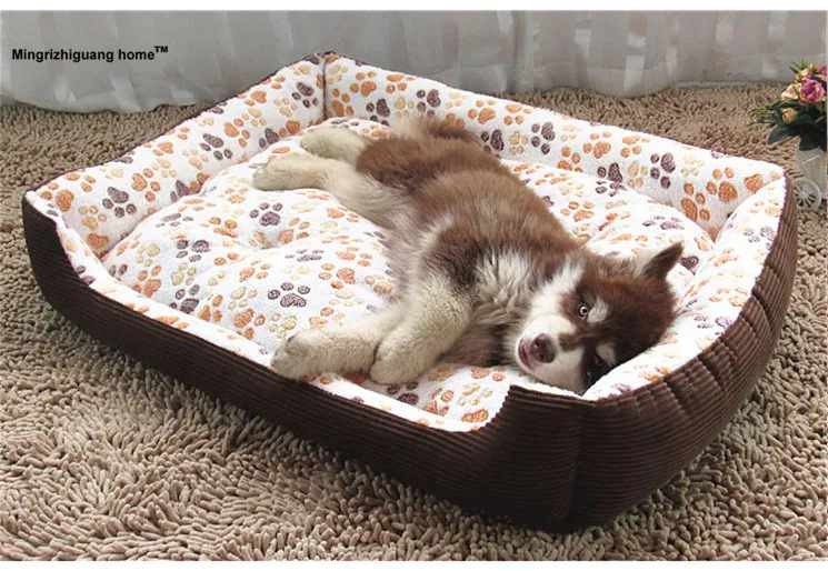 1 шт. породы собак кровать диван Коврики дом 6 Размеры Кошка Pet Bed дом для больших собак большой Одеяло Подушки корзина поставки унций 004