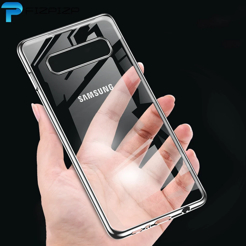 

Electroplate TPU Soft Case For Samsung Galaxy S8 S9 Plus S10 S10e S7 edge A7 A6 A8 A9 J4 J6 2018 Note 8 9 Plus Plating edge Case