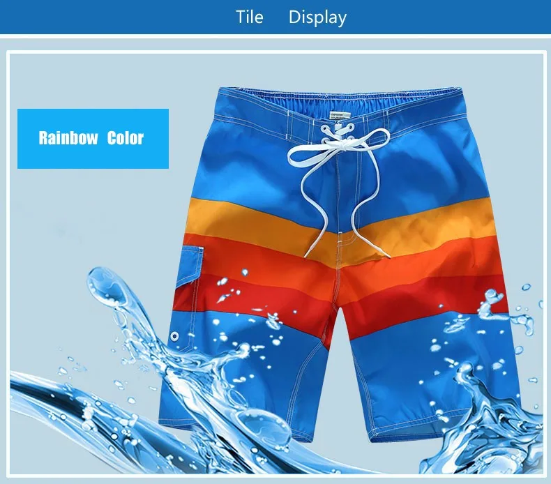 Мода г. красочные море Шорты для женщин Для мужчин свободные удобные costumi Da Mare Uomo pantaloncino свет быстросохнущая Купальники для малышек masculino