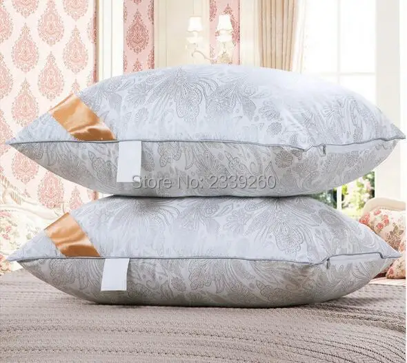 Мягкая Бархатная подушка, перламутровая целлюлоза против клещей, подушка для гостиницы