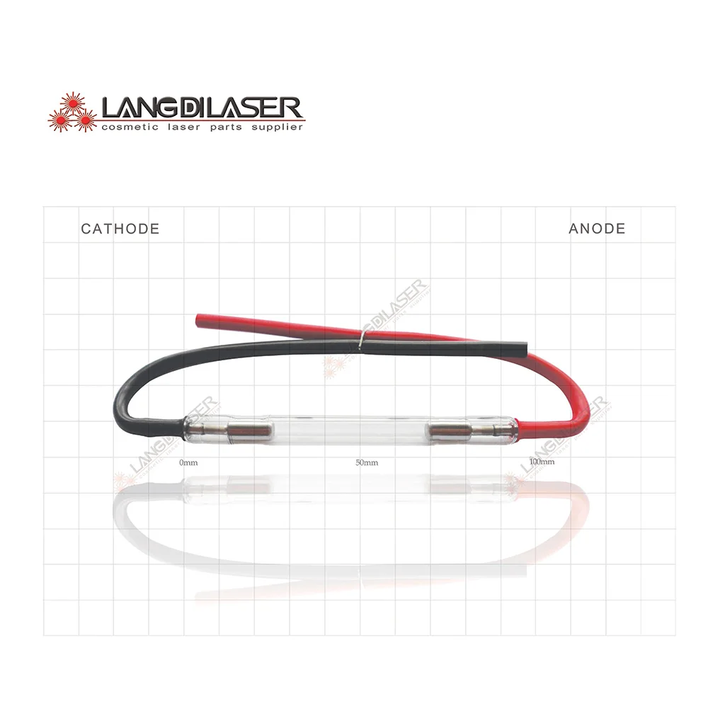 

ipl xenon flash lamp : 9*45*95F - wire ( 2 pieces order ) , IPL/SHR/OPT Lamp for keslaser handpiece repair