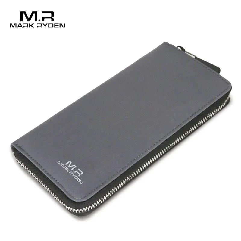 

MARK RYDEN Long Wallets for Teenagers Water Repellent Zipper Wallet Card Holder Casual Style Purse