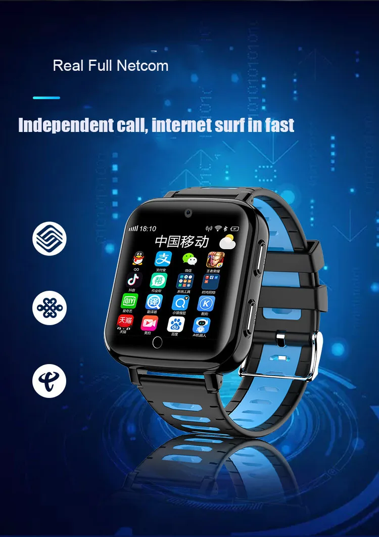 Лучшие продажи 4G wifi смарт часы Человек Дети Android6.0 1 ГБ ОЗУ 8 Гб ПЗУ 2МП камера gps расположение часы телефон часы для ios android