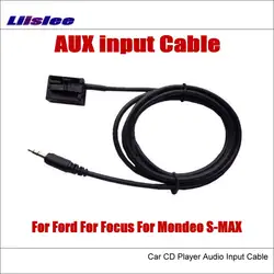 Liislee оригинальный разъем AUX адаптер мм 3,5 мм разъем для Ford для Focus для Mondeo S-MAX аудиомагнитолы автомобильные Media Cable/данных музыка провода
