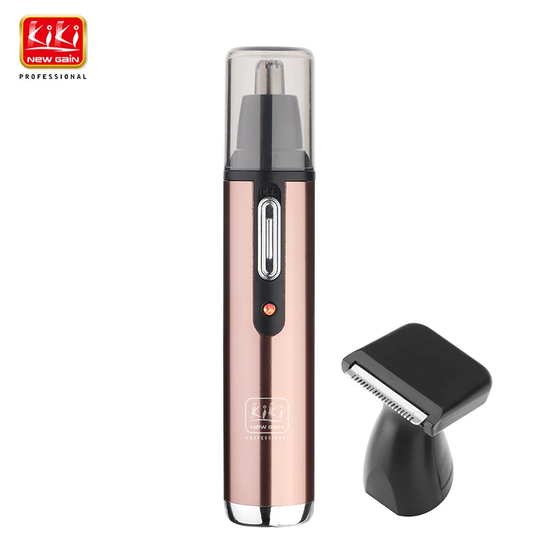 

KIKI Beauty world.Rechargeable Nose & ear hair trimmer.Men's care products.aluminium housing.
