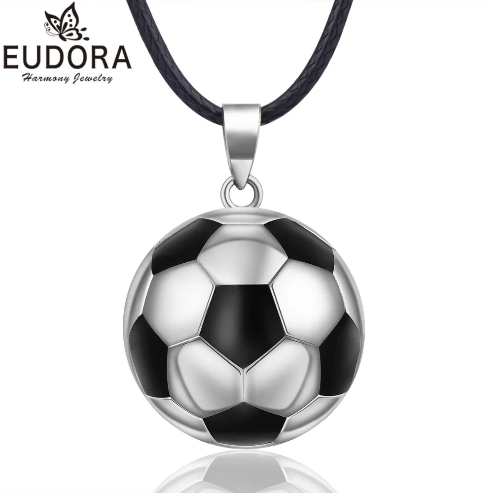 EUDORA Sport ожерелье с футбольной подвеской Chime Bola для женщин модные ювелирные
