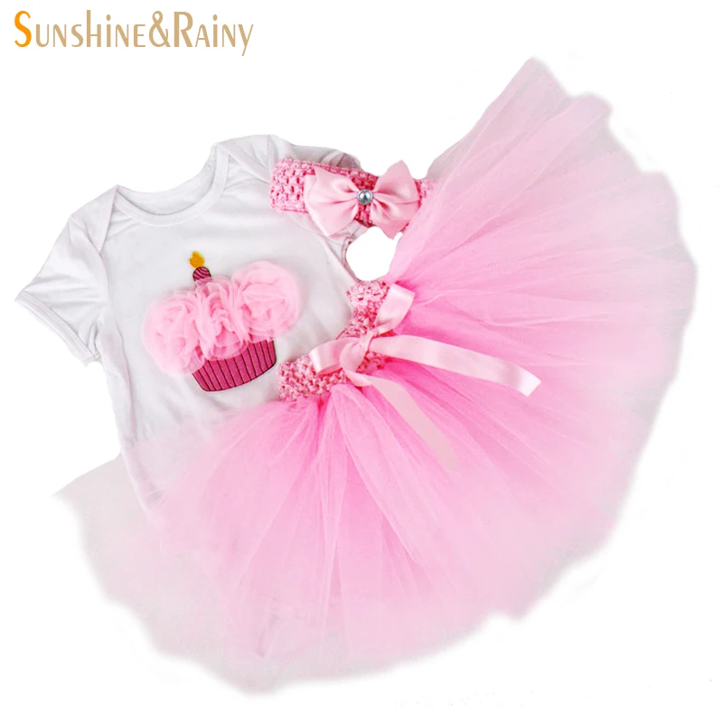 Newborn Princess Baby Clothing Sets Girls 1 Year Birthday Party Dress