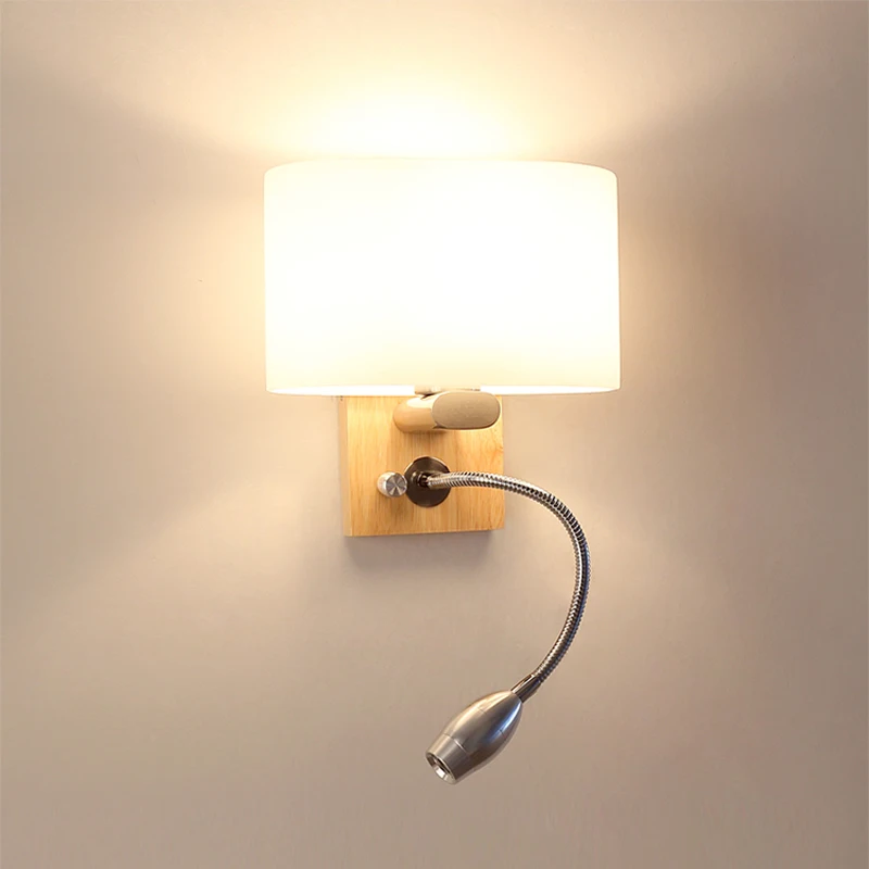 Acquista all'ingrosso online luce da parete in legno da grossisti ... Applique per camera da letto