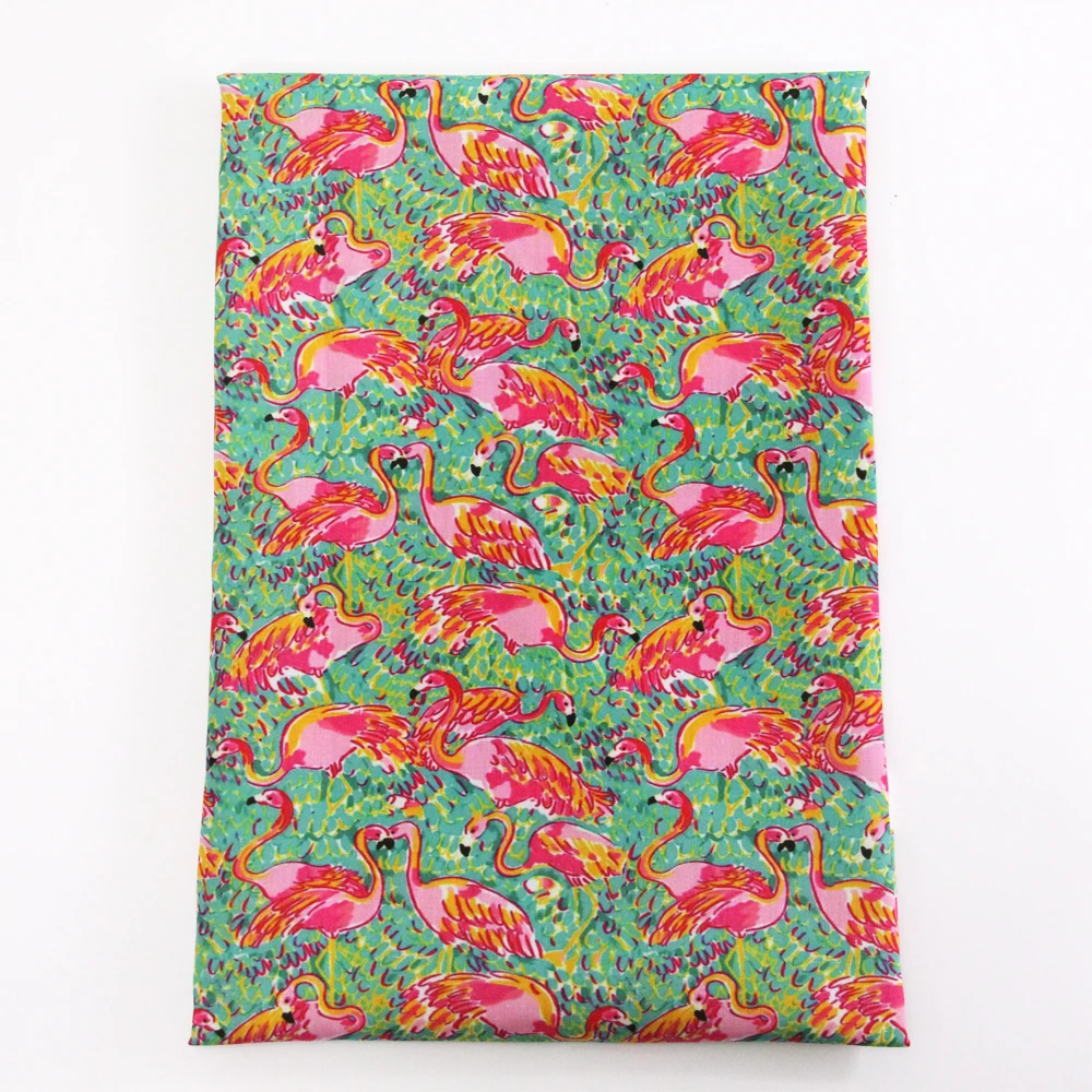 

50*145CM fabric cartoon animals dog deer Polyester&cotton for Tissue Kids Bedding home textile for Sewing Tilda Doll,c485