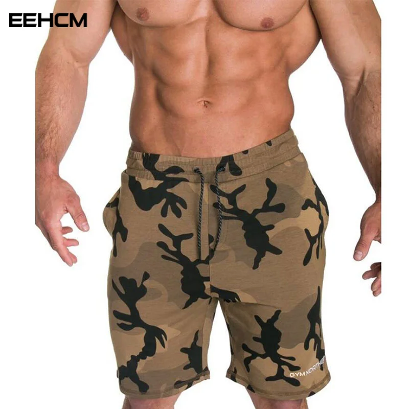 

Men Cool Camouflage Summer Hot Sale Casual Short Pants Brand Clothing Comfortable Camo Men Shorts Bermuda Loose Gyms Sweatpants