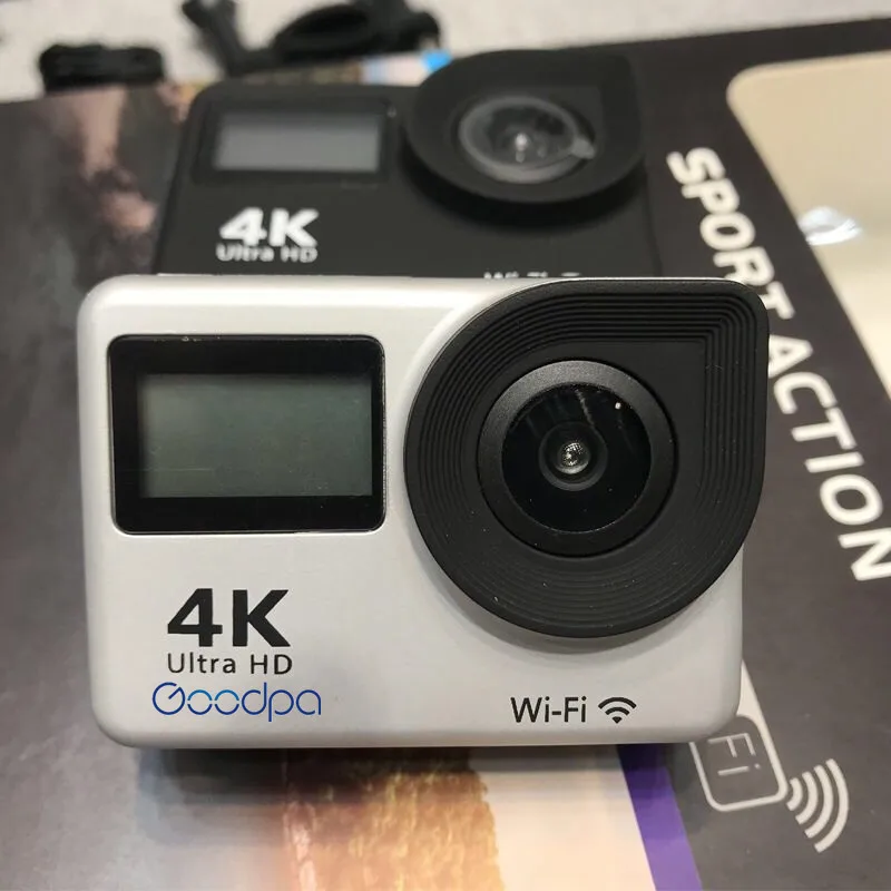 Оригинальная Спортивная Экшн-камера Goodpa go pro hero 2,0 lcd 30M Водонепроницаемая 4K WiFi go pro Спортивная камера для экстремального дайвинга шлем