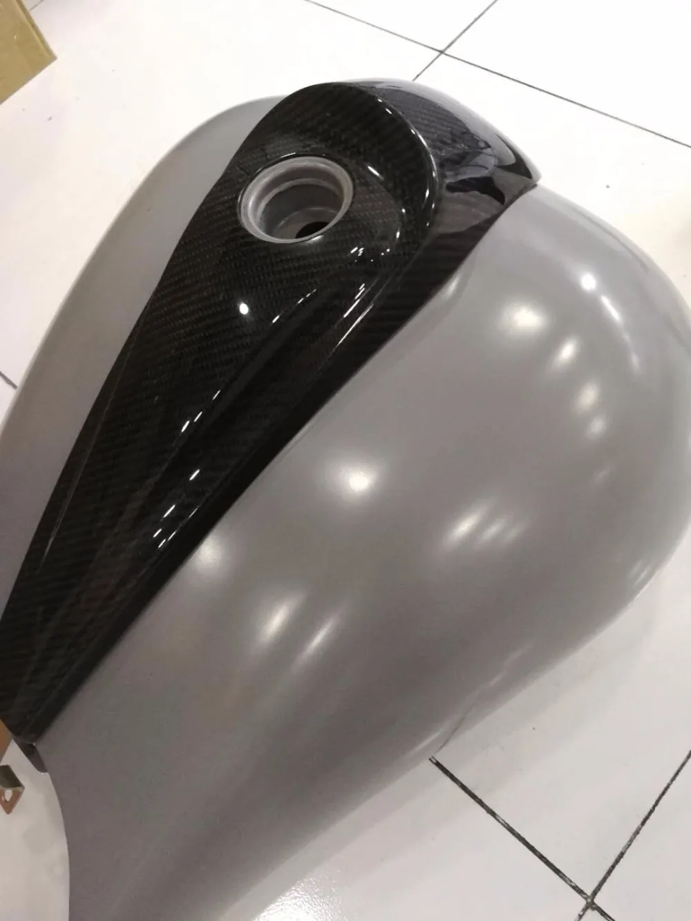 Углеродное волокно гладкая тире консоль масло Fule консоль для Harley 2010- Electra Glide Ultra Limited-FLHTK