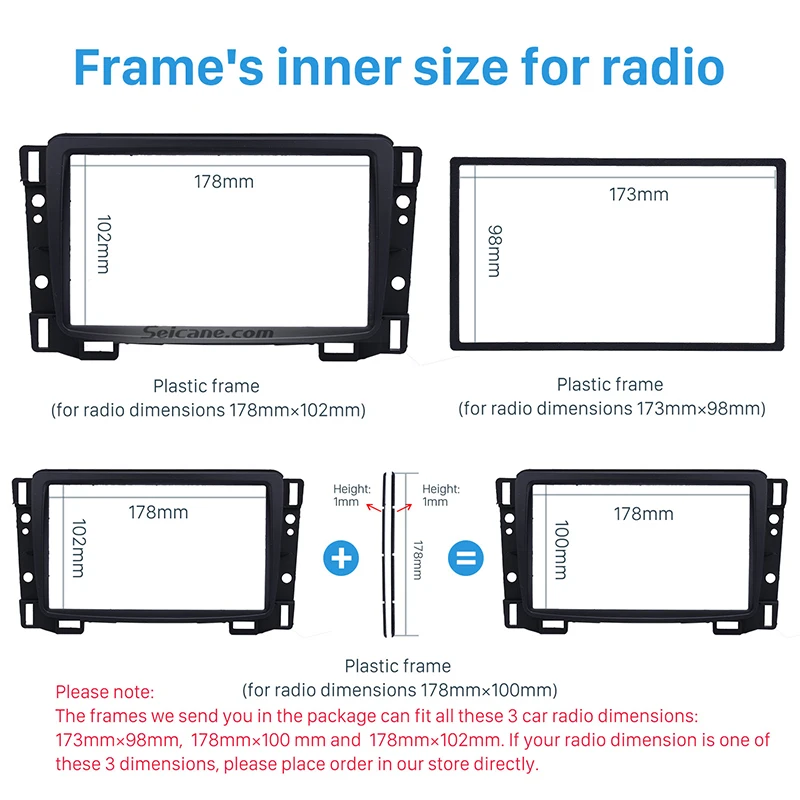 Seicane 2Din Fame for 2010 2015 Chevrolet Sail Car Radio Fascia DVD для ремонта стерео аппаратуры панель