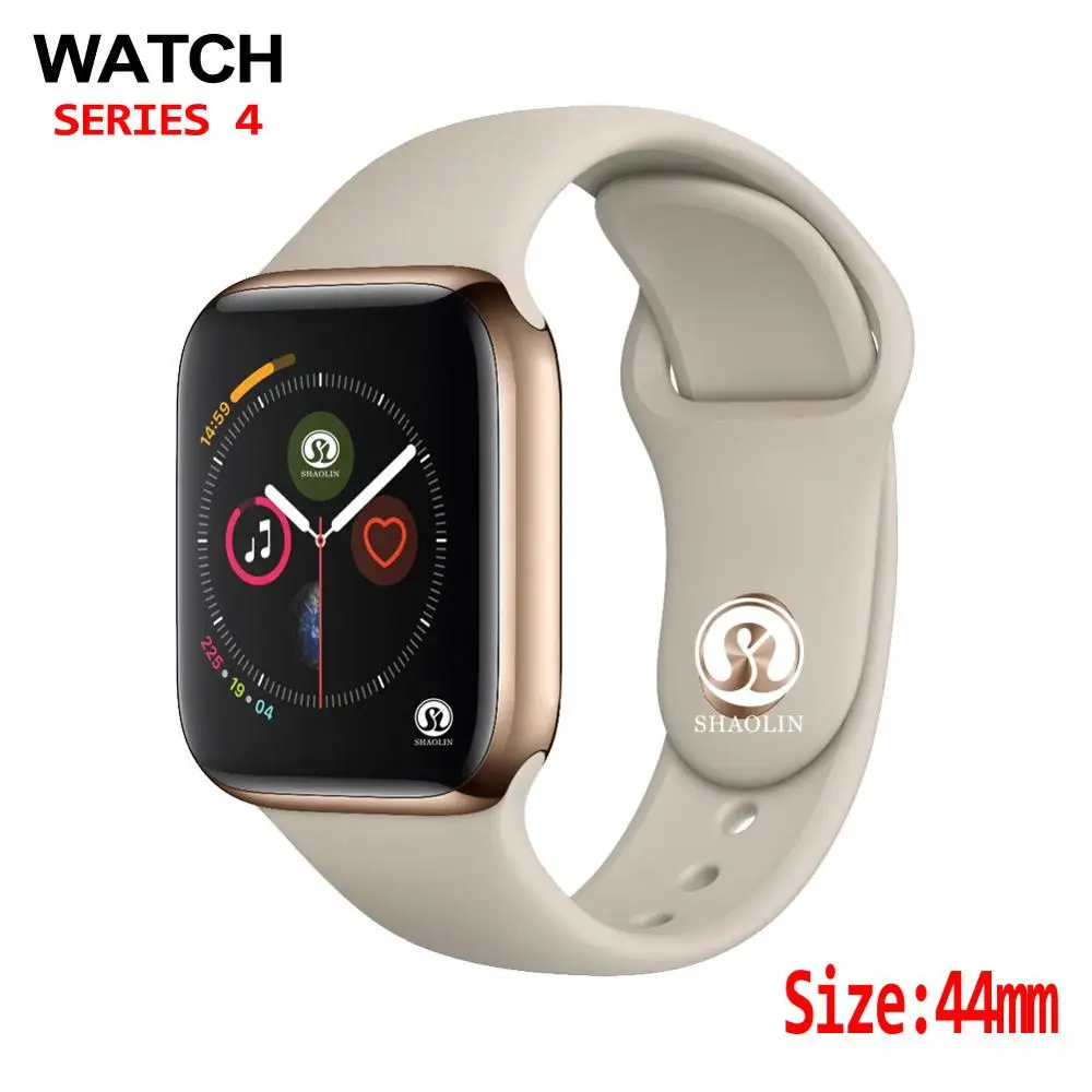 44 мм Смарт-часы 4 сердечного ритма для мужчин и женщин чехол для смарт часов для apple Watch iPhone Android телефон Обновление не apple watch