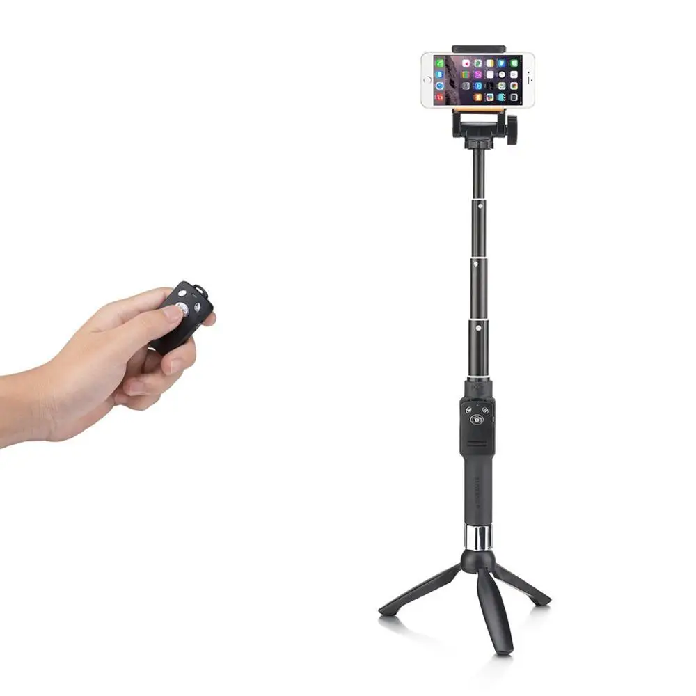 

Yunteng Tabletop Selfie Stick with Bluetooth Remote & Tripod Stand For iPhone 6S 6 7 Plus 5S For Galaxy S6 Support Photo & Video