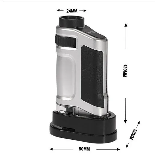 HD высокой мощности Портативный микроскоп, 20-40 раз увеличить зум зеркало, с светодиодный свет