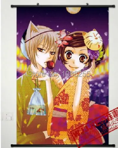 Домашний декор японский настенный плакат прокрутка Kamisama Kiss hajiemashita love C | Дом и сад
