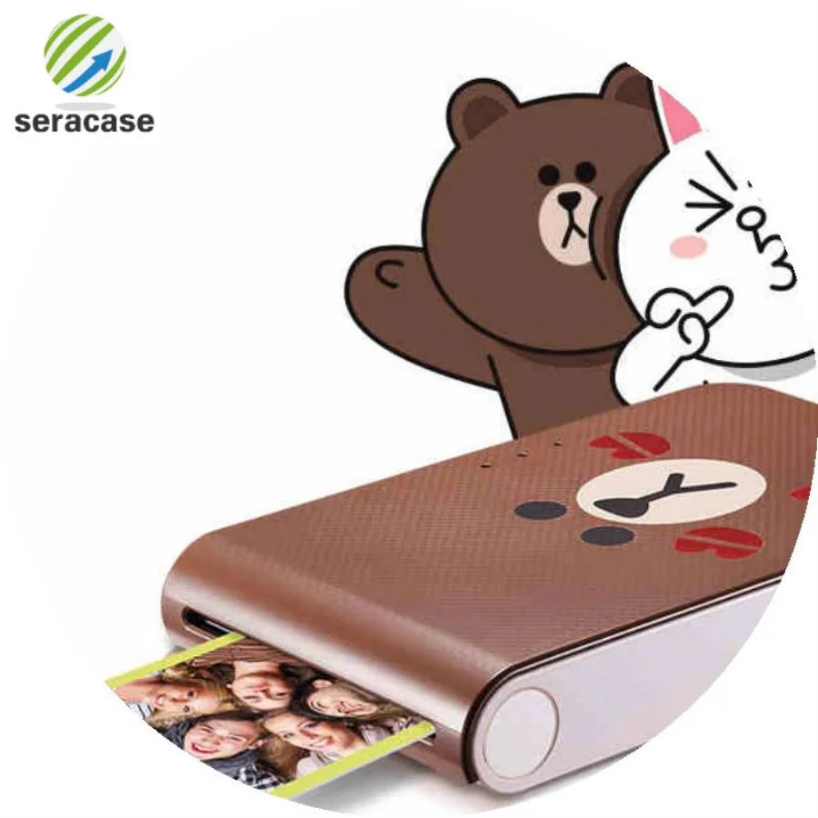 Цветной принтер для смартфонов Android и iOS мини беспроводной bluetooth фотопринтер