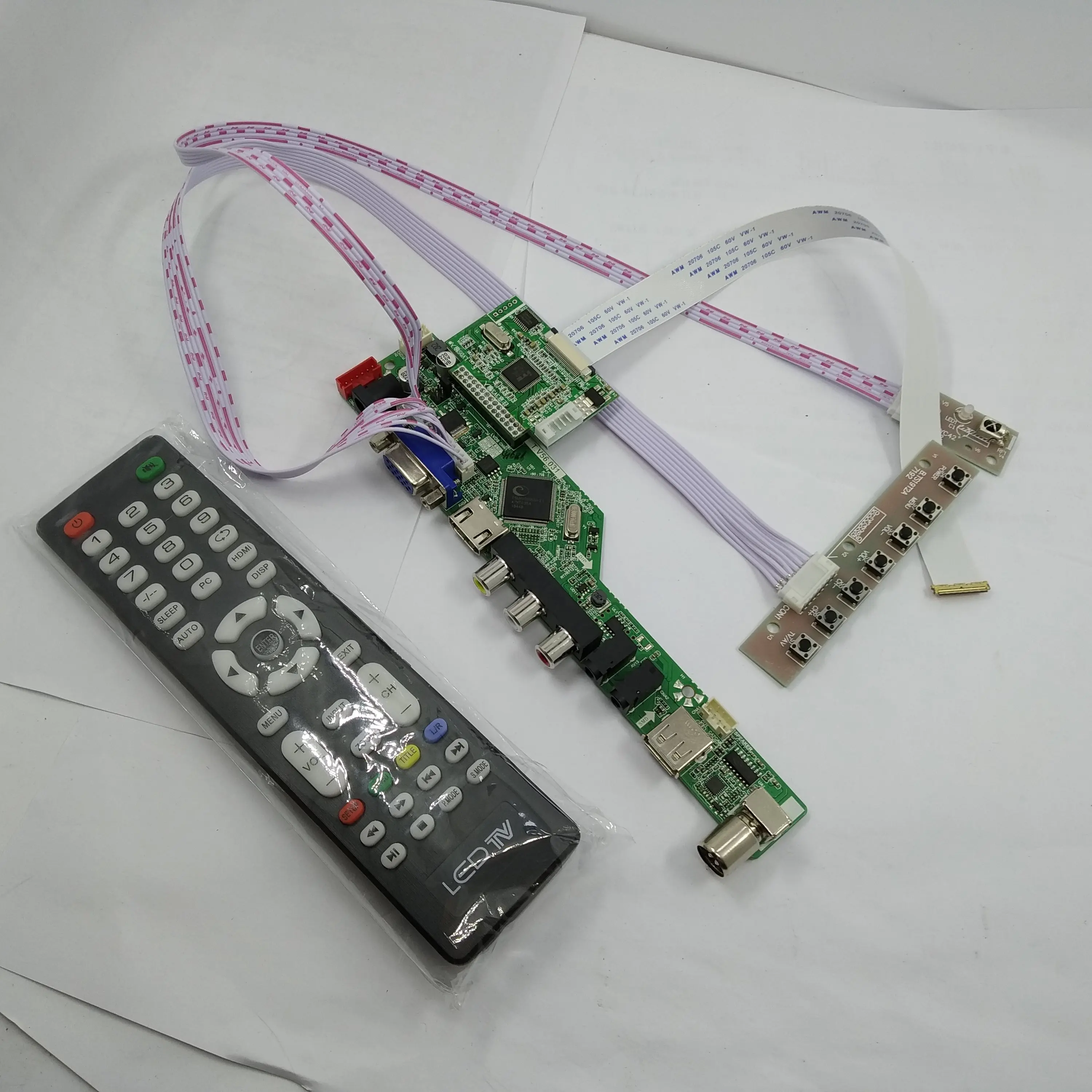  LCD VGA HDMI TV EDP adapter board USB Audio LED AV controller kit For LP156WF4-SPK1 1920X1080 FHD P - 33027360923