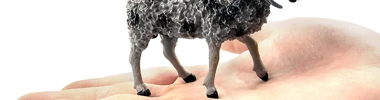 Имитация милого козла гепарда леопарда фигурка животного модель фигурки овец домашний Декор Пластиковые ремесла украшения аксессуары игрушки