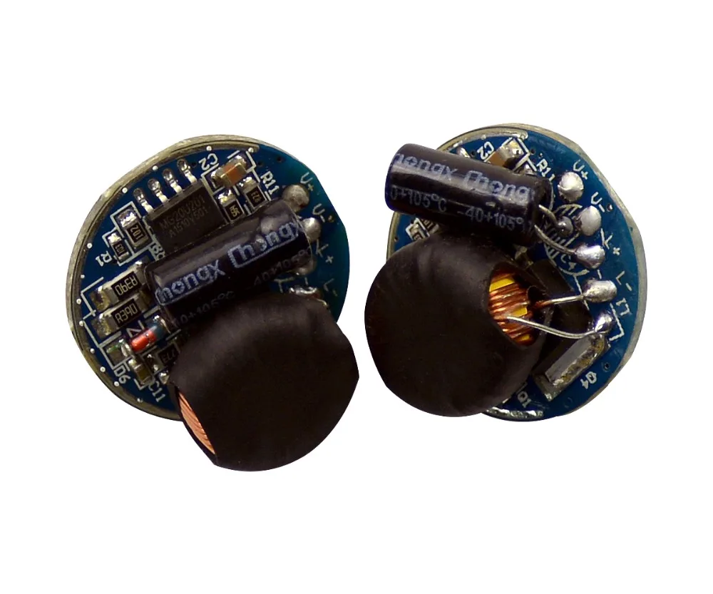 

Upgraded 2pcs DIY 36V Driver circuits Board Wide voltage drive for motorcycle 36 Voltage input LED Lamp beads and turn light
