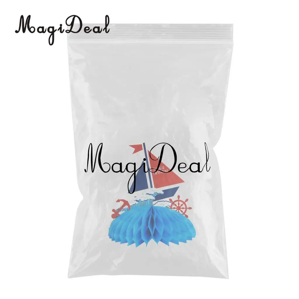 Birthday Table Centerpiece Honeycomb Balls Match Ocean Wind Baby Shower Birthday Party Tableware Decorations