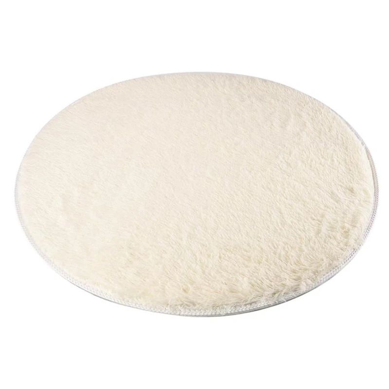 80cm Soft Coral Velvet Round Rug  Anti-skid Doormat Carpet Bath Living Room Rug Easy to clean Hot sale good quality C0413#30    69