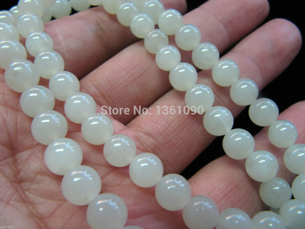 

000322 Hi-Q CHINESE 100% NATURAL HeTian Jade Necklace