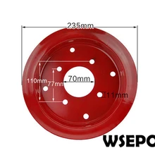 OEM КАЧЕСТВО! 400-8 Размер прогулочное стальное колесо для 170F(7HP) газовый двигатель или 170F/173F 4~ 5HP дизельный двигатель с питанием от фермы/садовых моторов