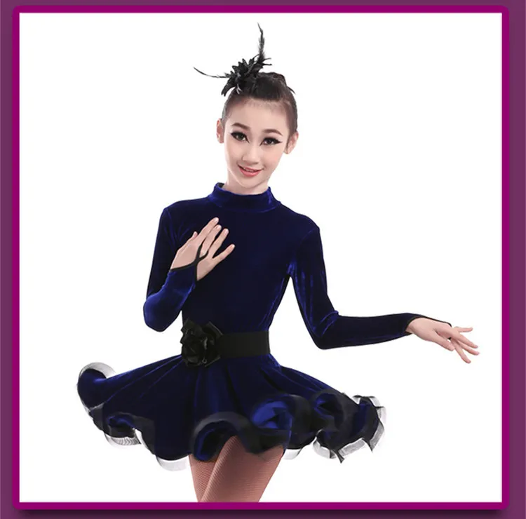 Girls Latin Dance Skirt  (1)