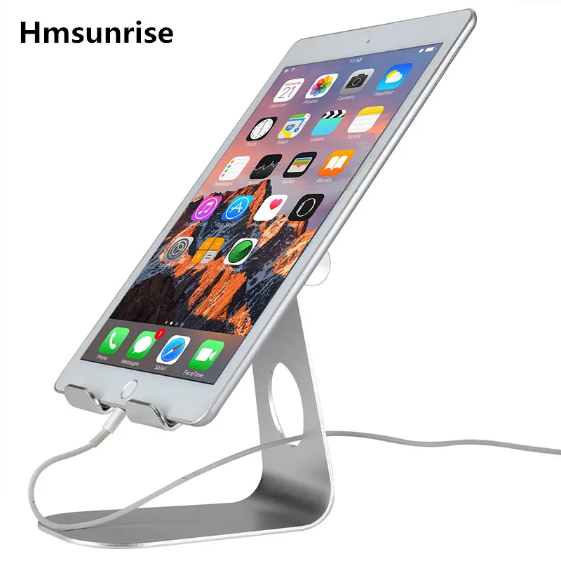 

Universal Aluminium Alloy Stand For iPad 9.7'' 2018/pro 10.5 for iPad mini Desk Holder Cradle Mount For iPhone