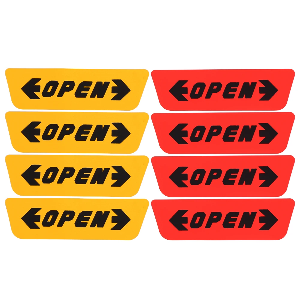 

4pcs/set Car styling Door Open Warning Stickers For Lada Priora Sedan sport Kalina Granta Vesta X-Ray XRay