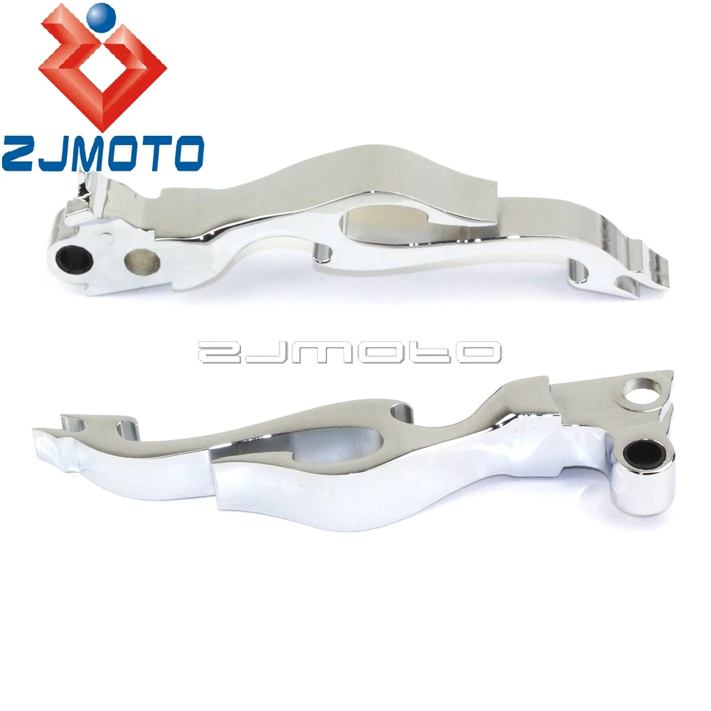 Chrome Flame Leva Di Frizione Del Freno Per Harley Sportster 96-03 Softail Fat Boy Night Train Dyna Stradale Bob 96 -2012 Road King 96-07